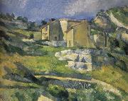 Paul Cezanne Masion en Provence-La vallee de Riaux pres de l'Estaque France oil painting artist